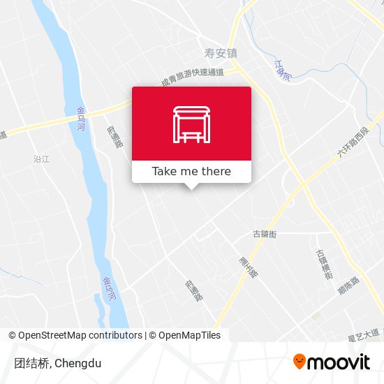 团结桥 map