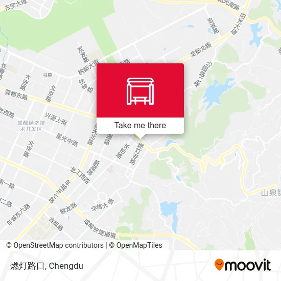 燃灯路口 map