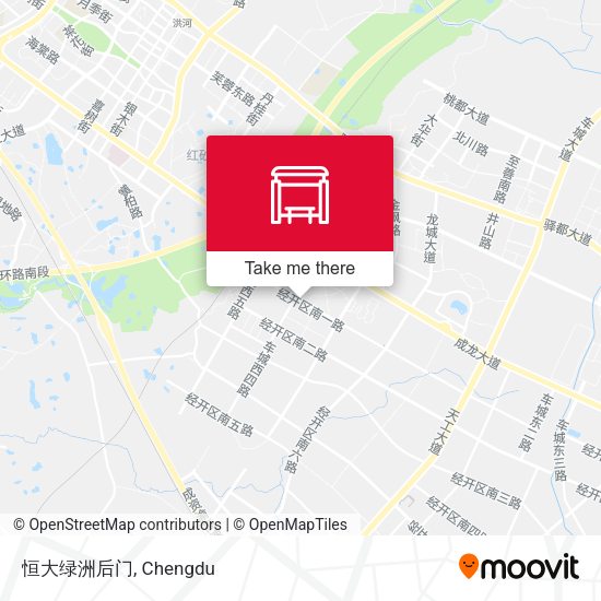 恒大绿洲后门 map
