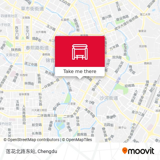 莲花北路东站 map