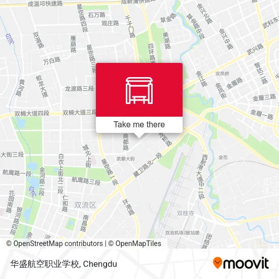 华盛航空职业学校 map