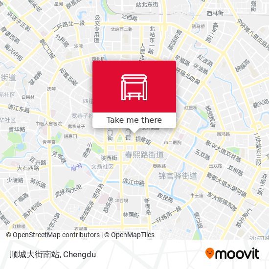 顺城大街南站 map