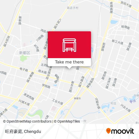 旺府豪庭 map