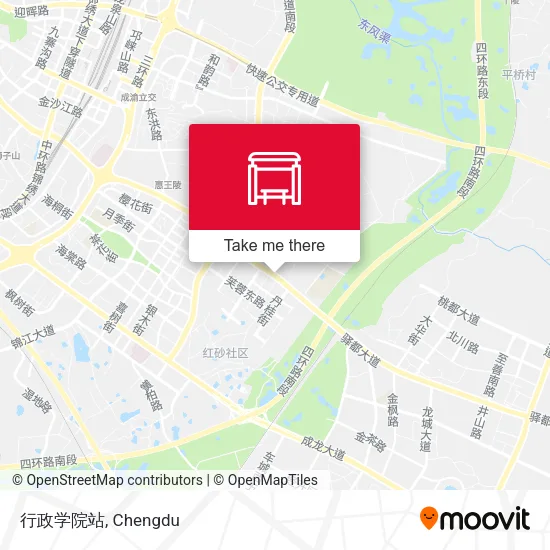 行政学院站 map