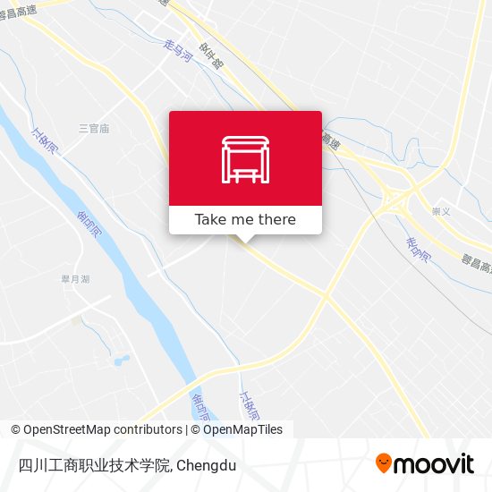 四川工商职业技术学院 map