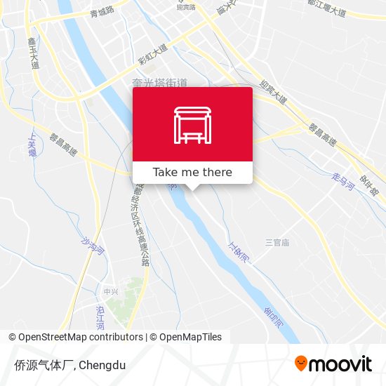 侨源气体厂 map