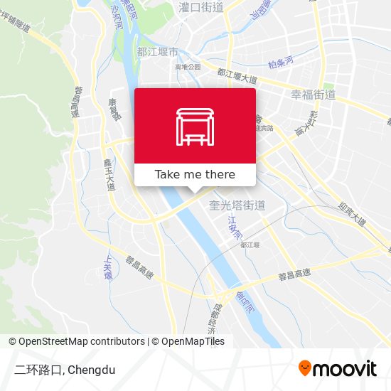 二环路口 map