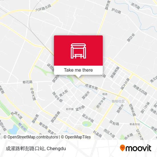 成灌路郫彭路口站 map