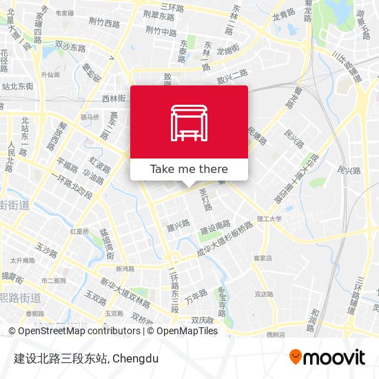 建设北路三段东站 map