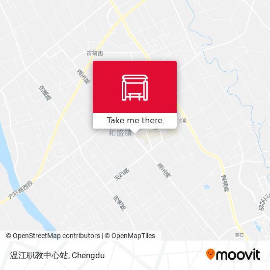 温江职教中心站 map