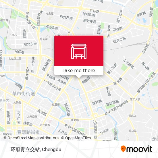 二环府青立交站 map