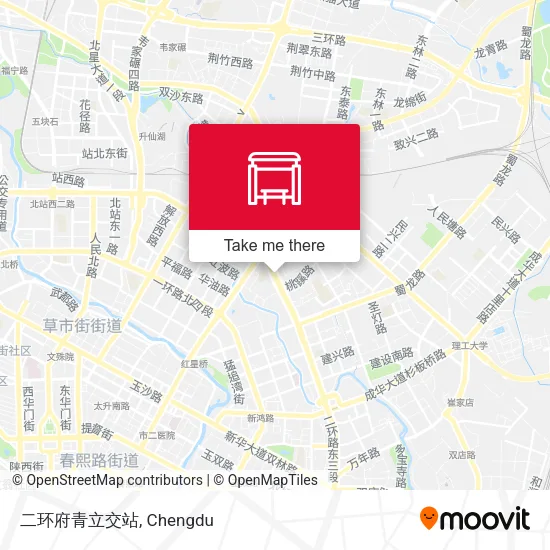 二环府青立交站 map