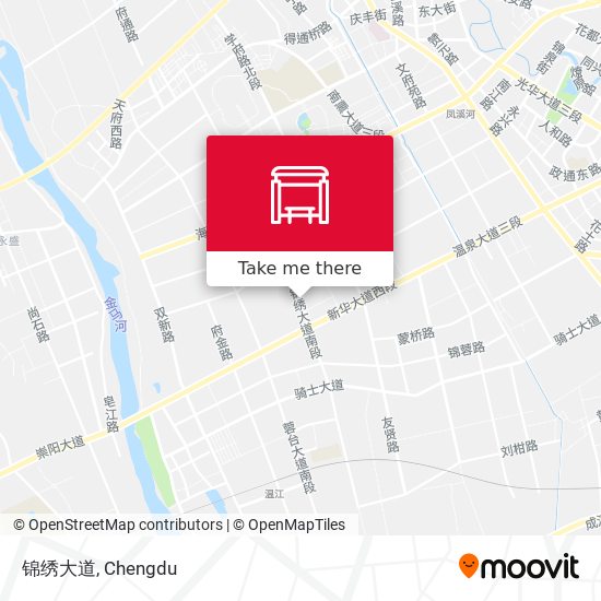 锦绣大道 map