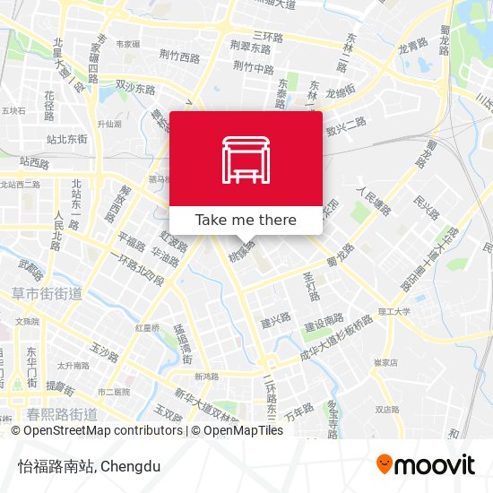 怡福路南站 map