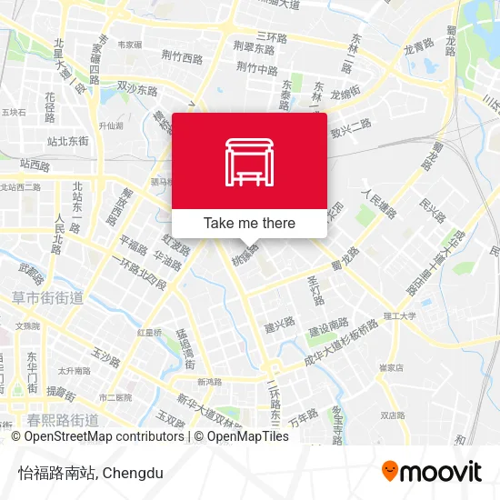 怡福路南站 map