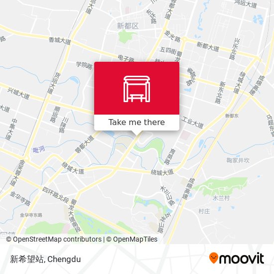 新希望站 map