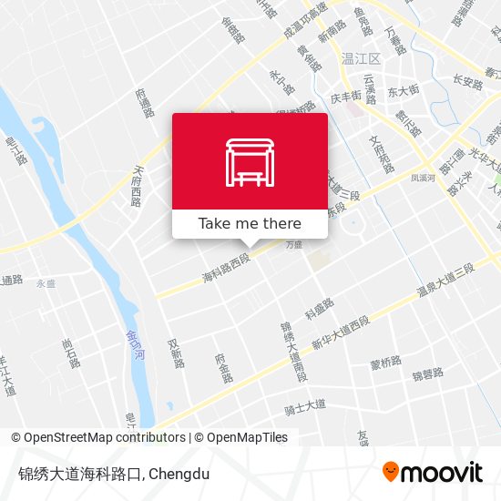 锦绣大道海科路口 map