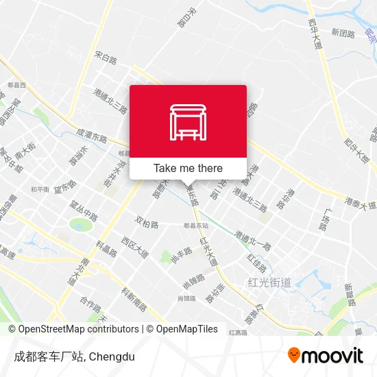 成都客车厂站 map