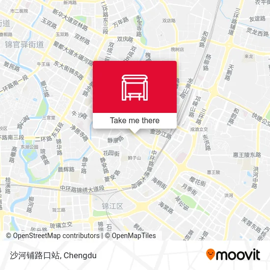 沙河铺路口站 map