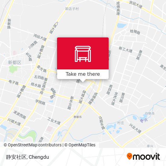 静安社区 map