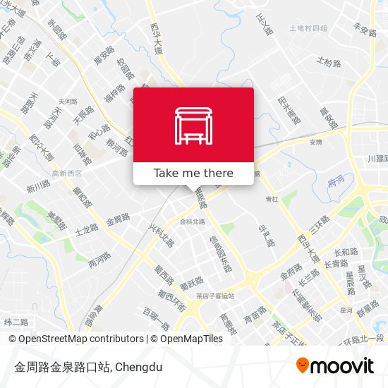 金周路金泉路口站 map