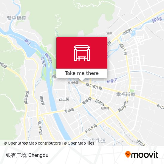 银杏广场 map