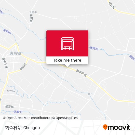 钓鱼村站 map