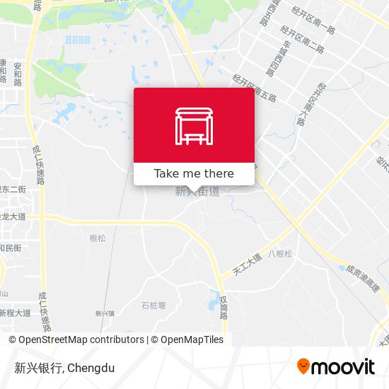 新兴银行 map