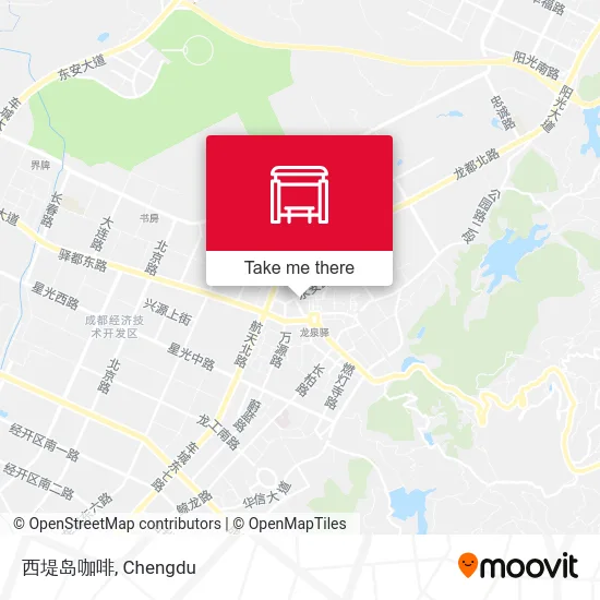 西堤岛咖啡 map