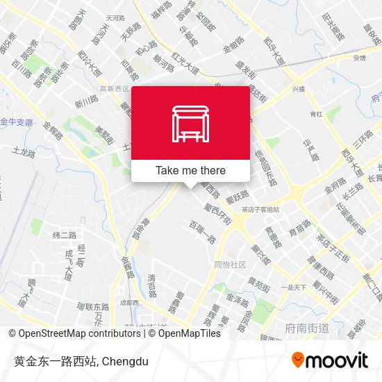 黄金东一路西站 map
