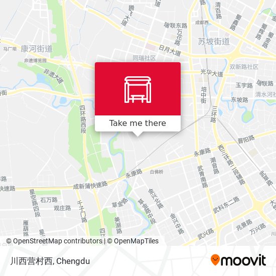 川西营村西 map