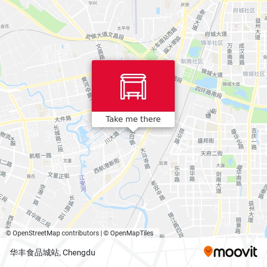 华丰食品城站 map