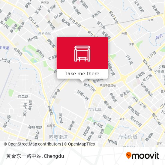 黄金东一路中站 map
