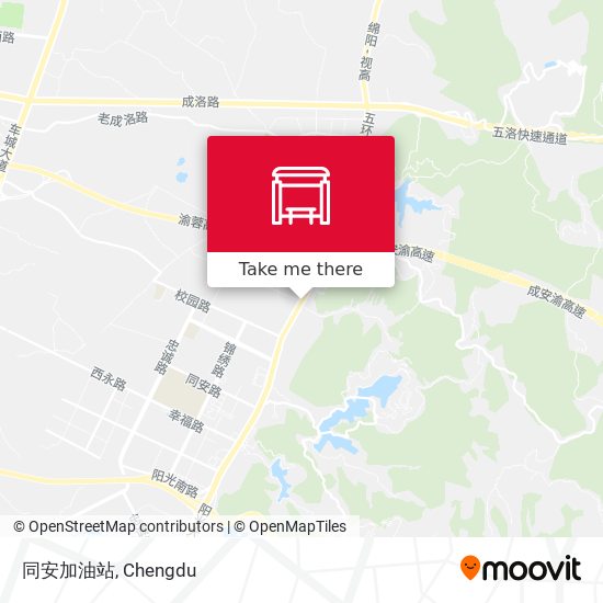 同安加油站 map