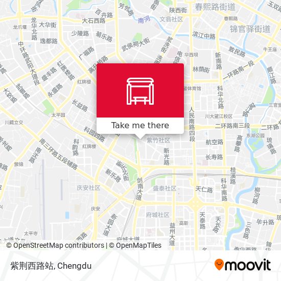 紫荆西路站 map
