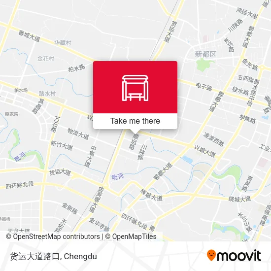 货运大道路口 map