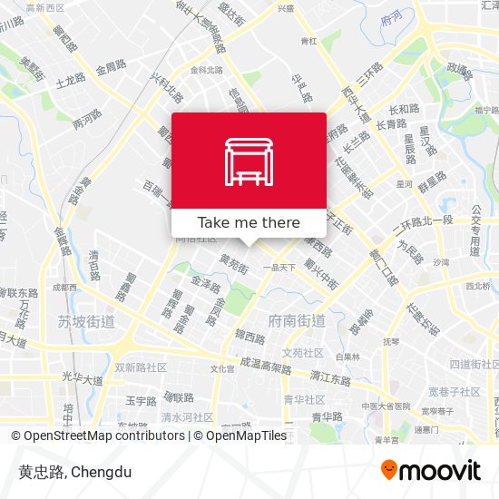 黄忠路 map