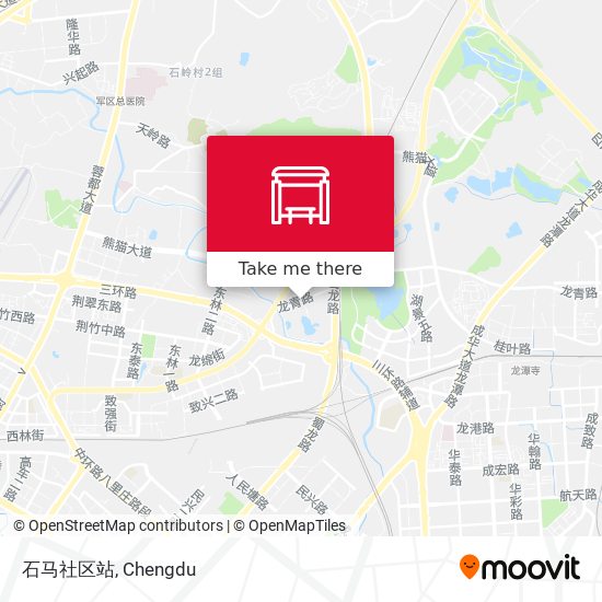 石马社区站 map