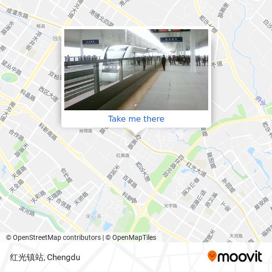 红光镇站 map