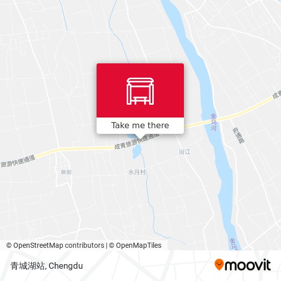 青城湖站 map
