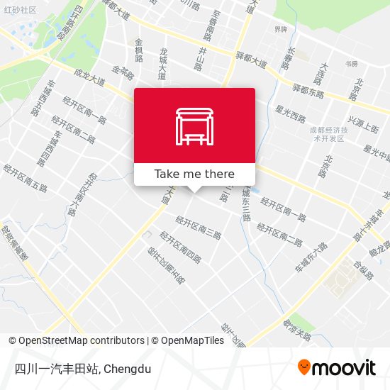 四川一汽丰田站 map