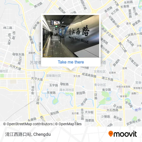 清江西路口站 map