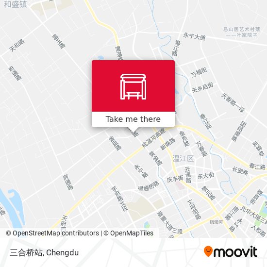 三合桥站 map