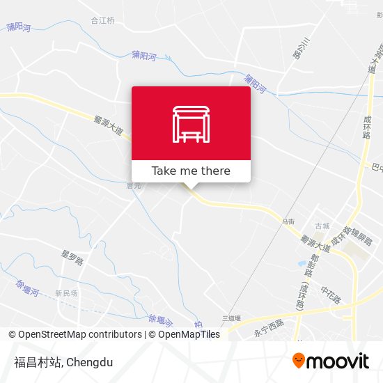 福昌村站 map