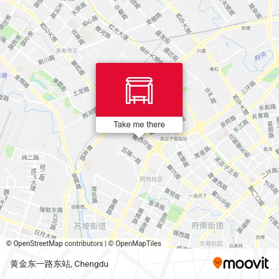 黄金东一路东站 map
