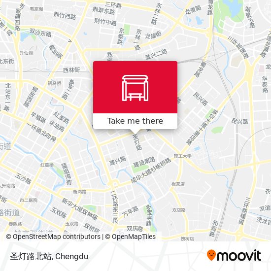圣灯路北站 map