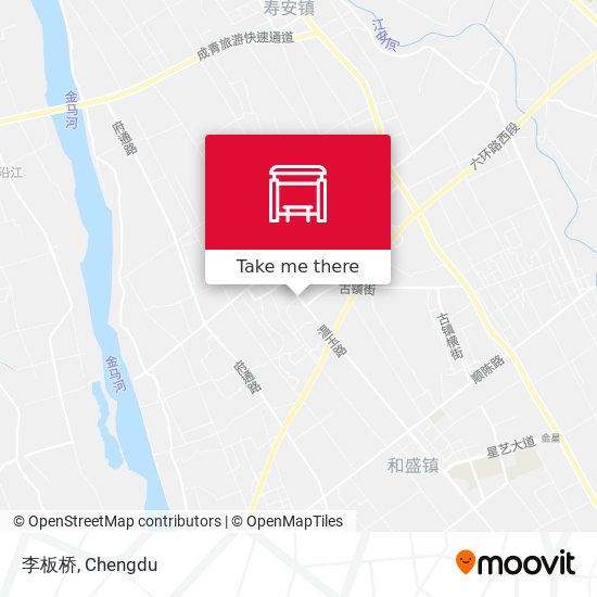 李板桥 map