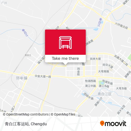 青白江客运站 map