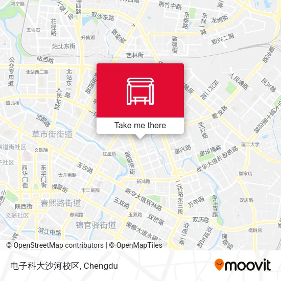 电子科大沙河校区 map