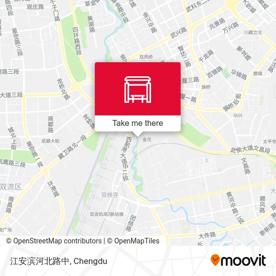 江安滨河北路中 map